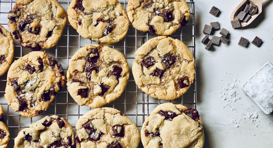 brown cookies on white ceramic plate